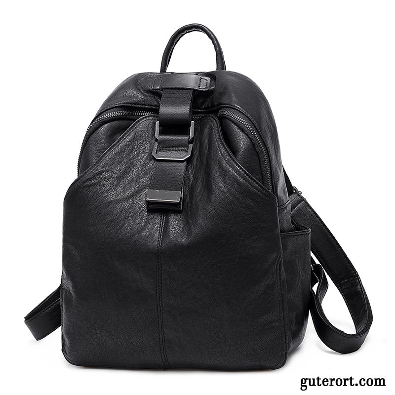 Rucksäcke Damen Schultasche Reisen All Match Rucksack Freizeit Trend Braun