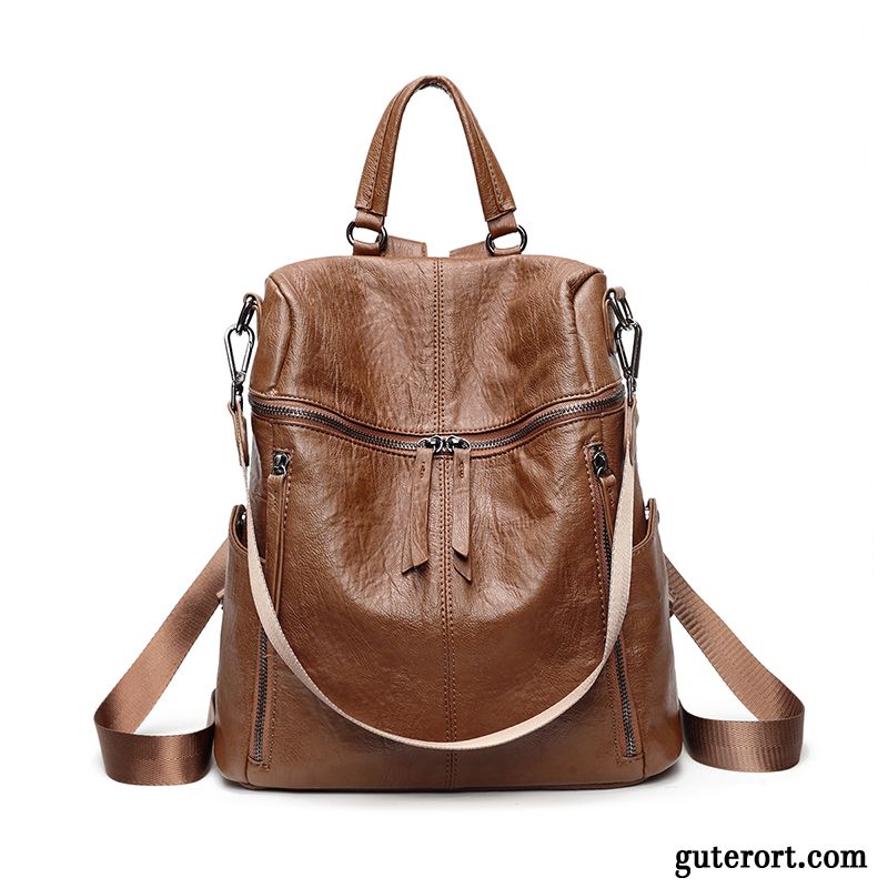 Rucksäcke Damen Tasche Rucksack 2019 All Match Reisen Mode Schwarz