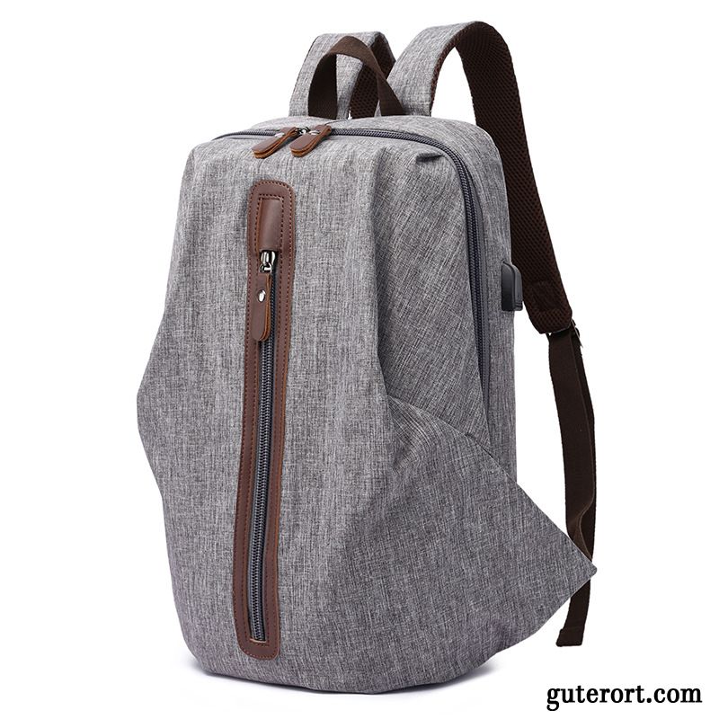 Rucksäcke Herren Leichtgewicht Trend Computer Tasche Student Schultasche Reisen Khaki