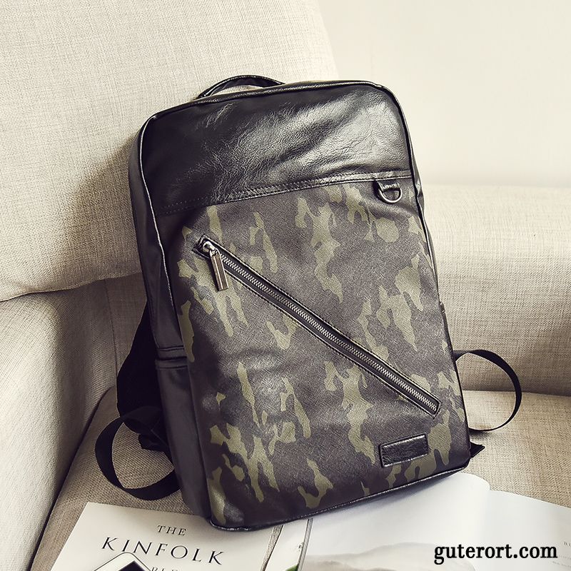 Rucksäcke Herren Rucksack Mode Trend Schultasche Reisen England Camouflage Grau