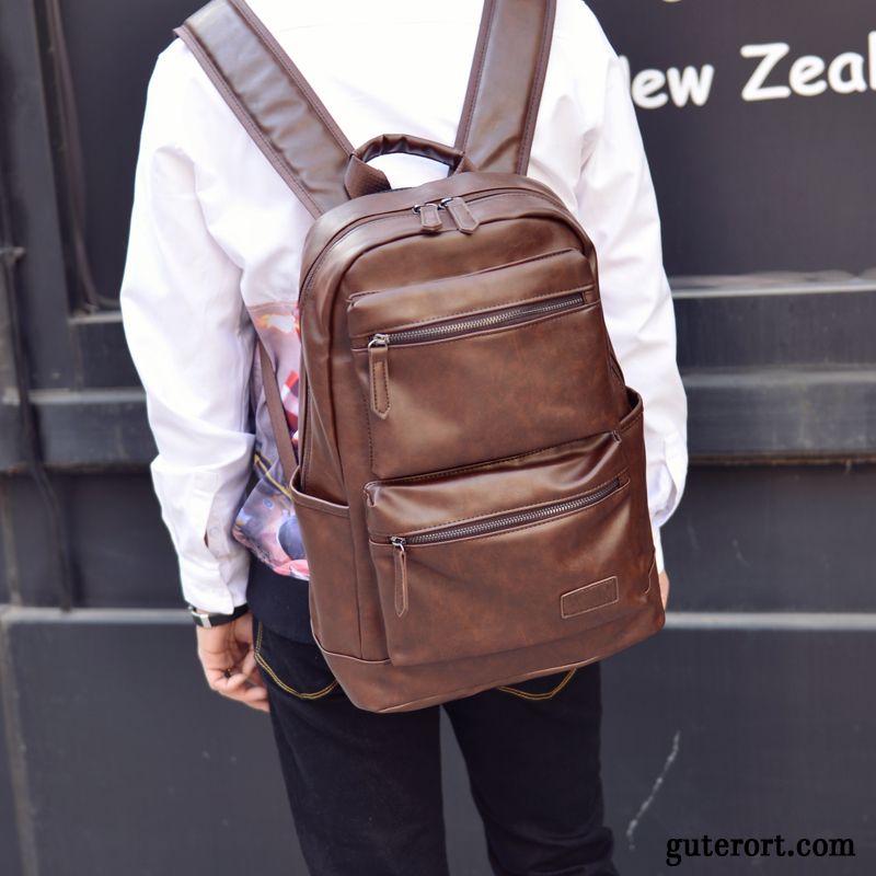 Rucksäcke Herren Rucksack Neu 2019 Mode Student Trend Schwarz