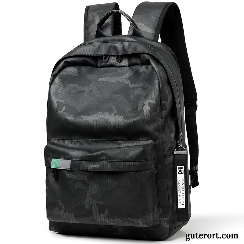 Rucksäcke Herren Rucksack Schultasche Gymnasium Groß Trend Student Gold