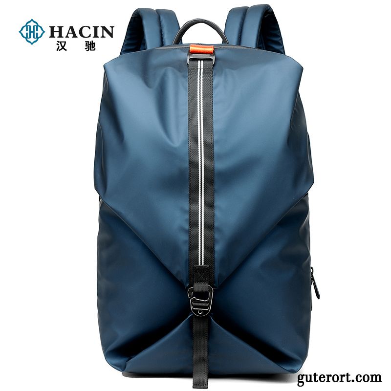 Rucksäcke Herren Trend Freizeit Europe Schultasche Große Kapazität Rucksack Dunkelblau