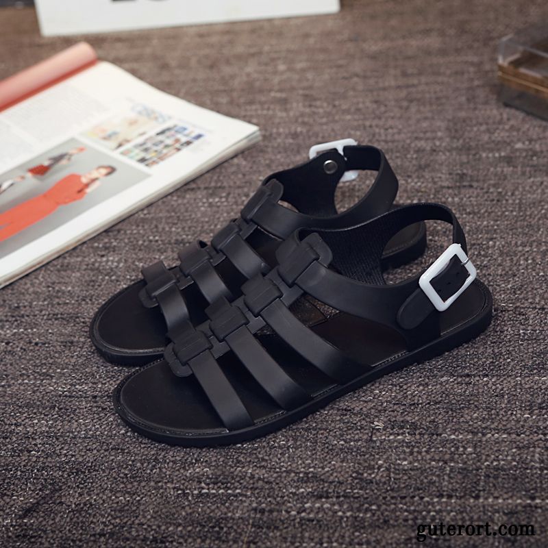 Sandalen Damen Keilabsatz Orangerot, Flache Sandalen Gold Günstig