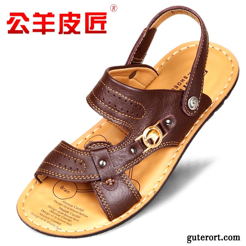 Sandalen Geschlossen Herren Scharlachrot, Schuhe Weiß Herren Rabatt