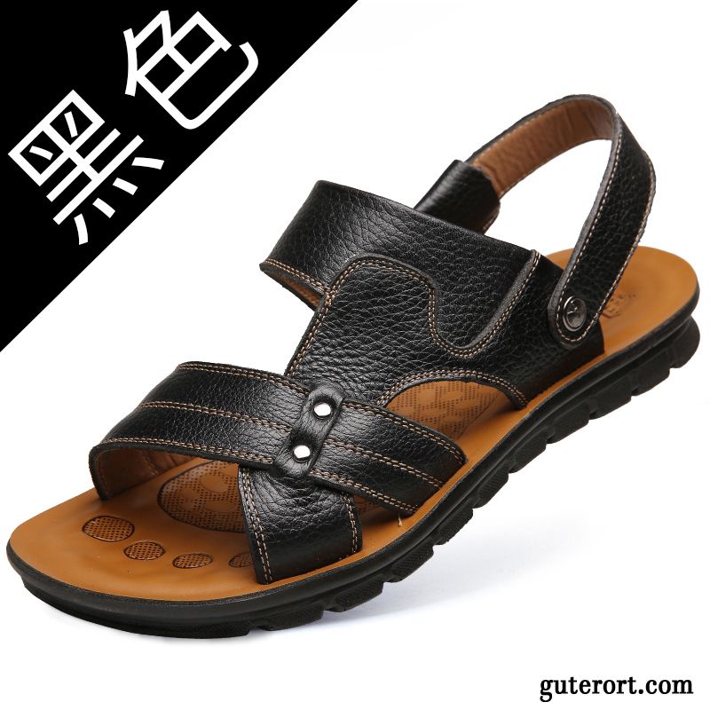 Sandalen Herren Leder Sandbeige, Sandaletten Für Herren Günstig