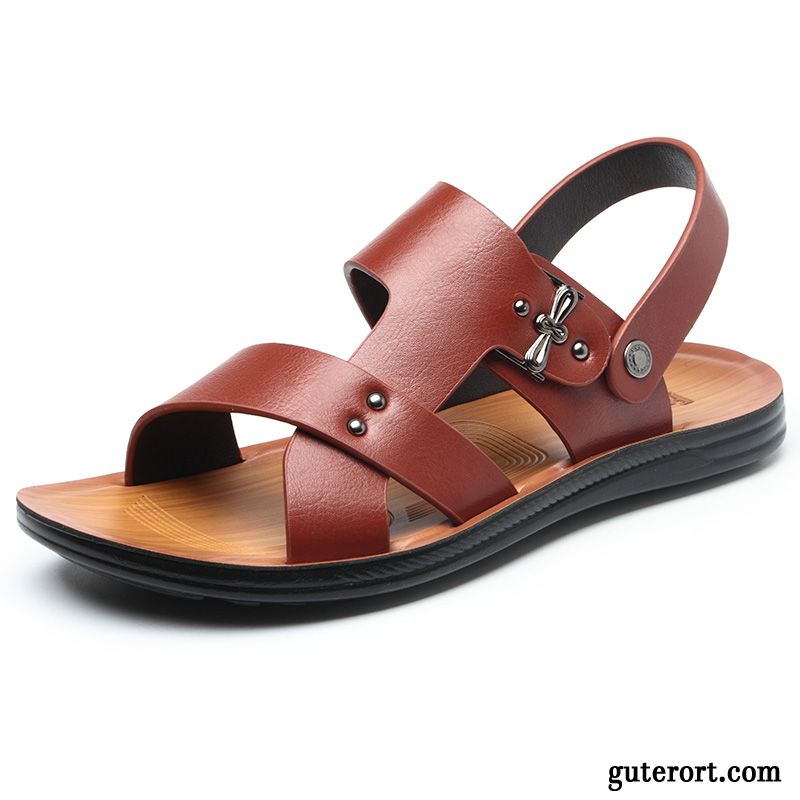 Sandalen Herren Schuhe Hausschuhe Neue Sommer Allgleiches Trend Blau