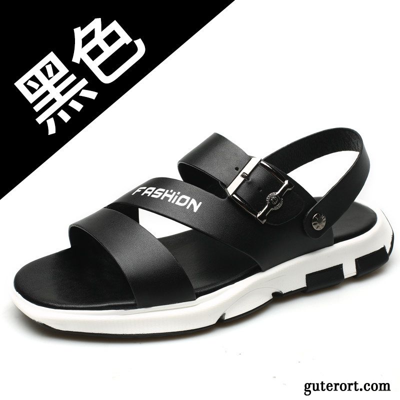 Sandalen Herren Sommer Trend Mode Schuhe Casual Neue Sandfarben Weiß