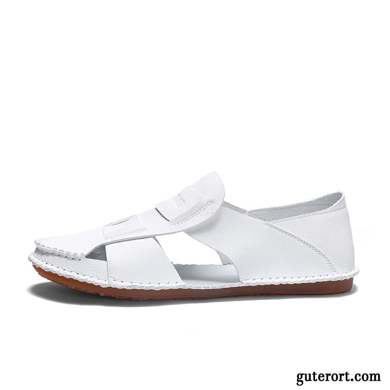 Sandalen Herren Trend Schön Rutschsicher Sommer Oxford Sohle Europa Braun