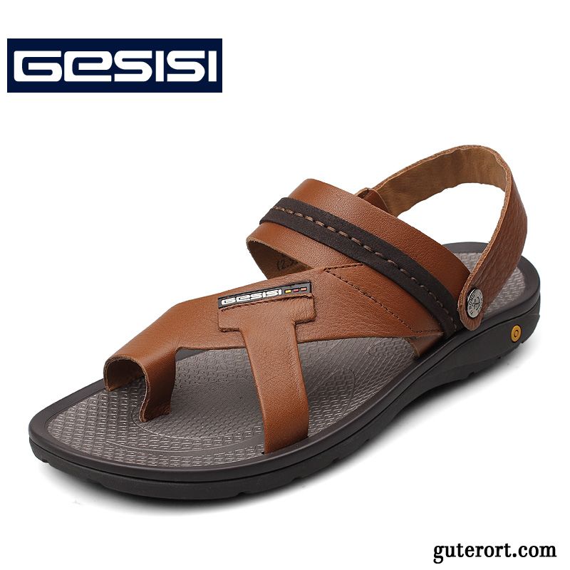 Sandalen Mode Herren, Römersandalen Für Männer Khaki