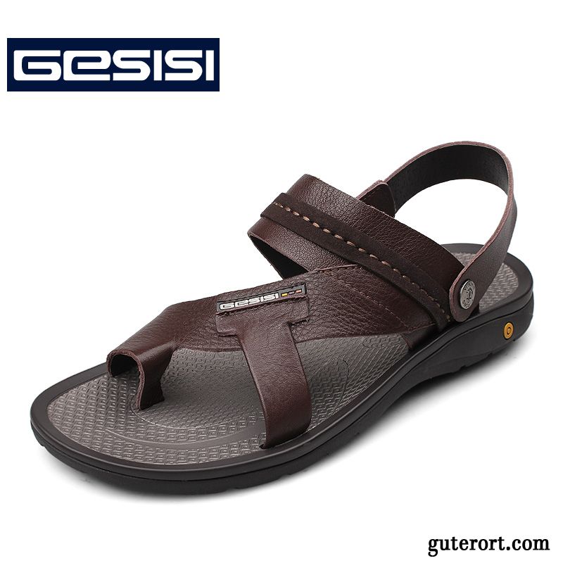 Sandalen Mode Herren, Römersandalen Für Männer Khaki