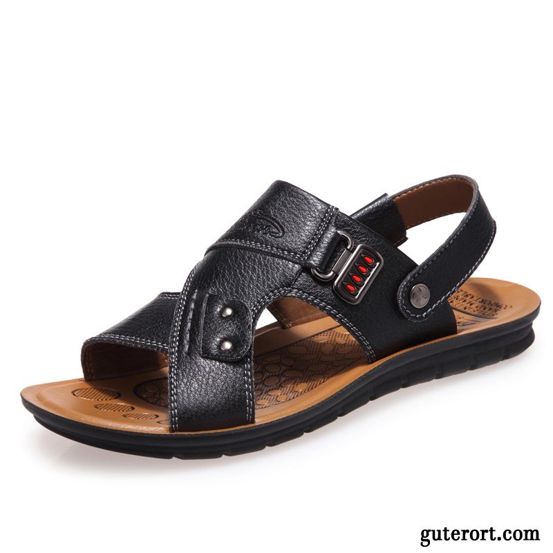 Sandalen Pantoletten Günstig, Schuhe Herren Schwarz