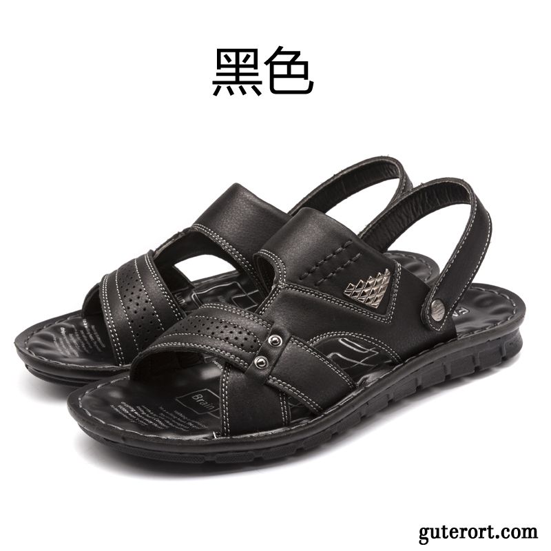 Sandalen Zehentrenner Herren Günstig, Klett Sandalen Herren Hellfarbig