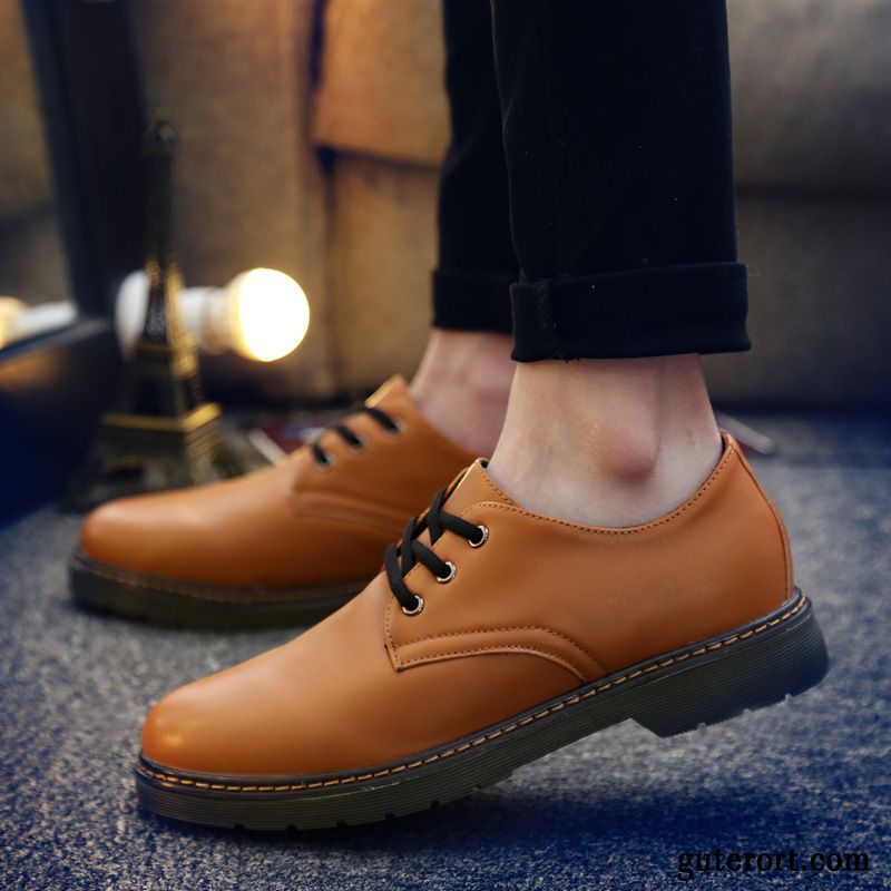 Schuhe Herren Boots Lederschuhe Hellgrau, Schuhe Große Größen Herren Günstig