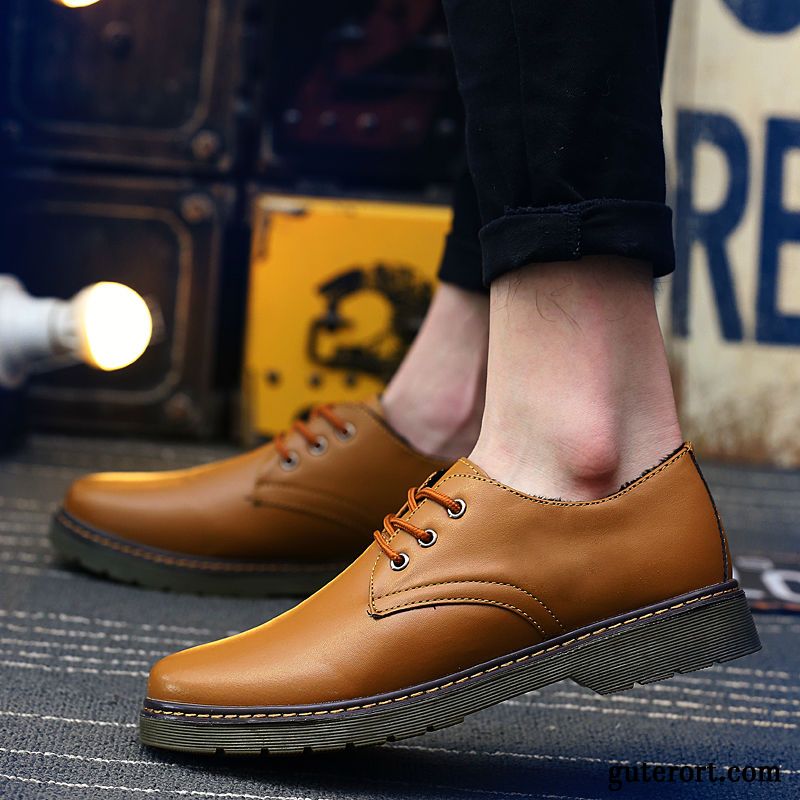 Schuhe Herren Boots Lederschuhe Hellgrau, Schuhe Große Größen Herren Günstig