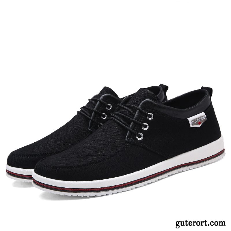 Schuhe Herren Leder Billig, Sportliche Halbschuhe Herren Sportschuhe Dunkel