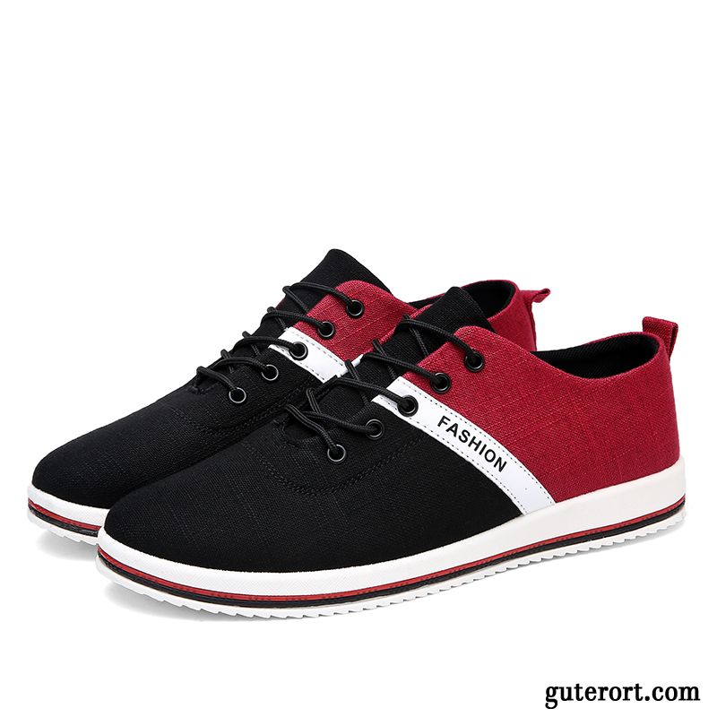 Schuhe Herren Leder Billig, Sportliche Halbschuhe Herren Sportschuhe Dunkel