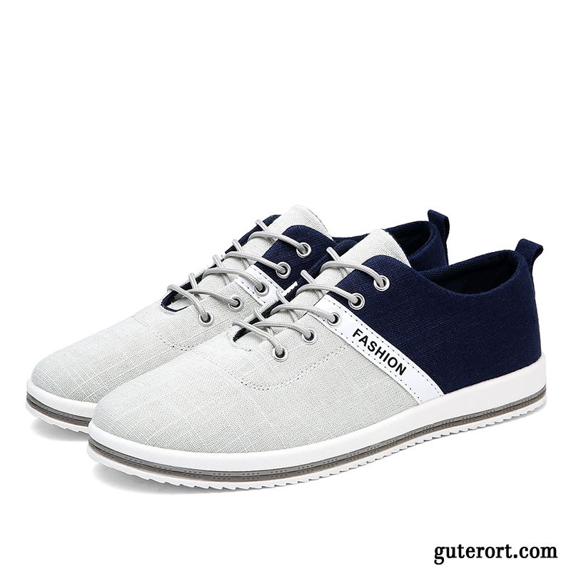 Schuhe Herren Leder Billig, Sportliche Halbschuhe Herren Sportschuhe Dunkel