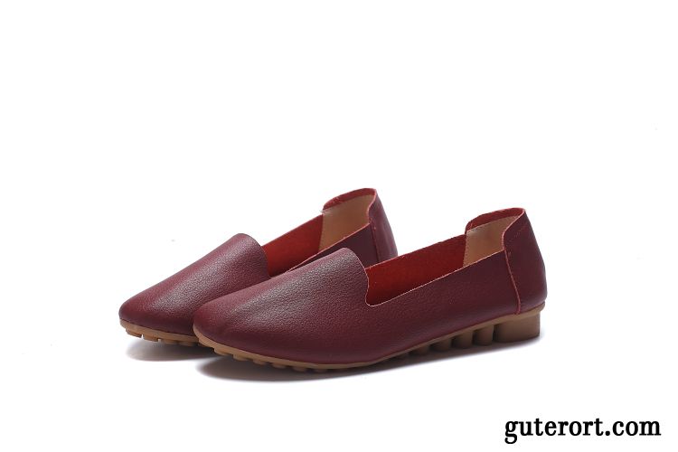 Schuhe Stiefel Damen Halbschuhe Rot, Gesundheitsschuhe Damen Günstig