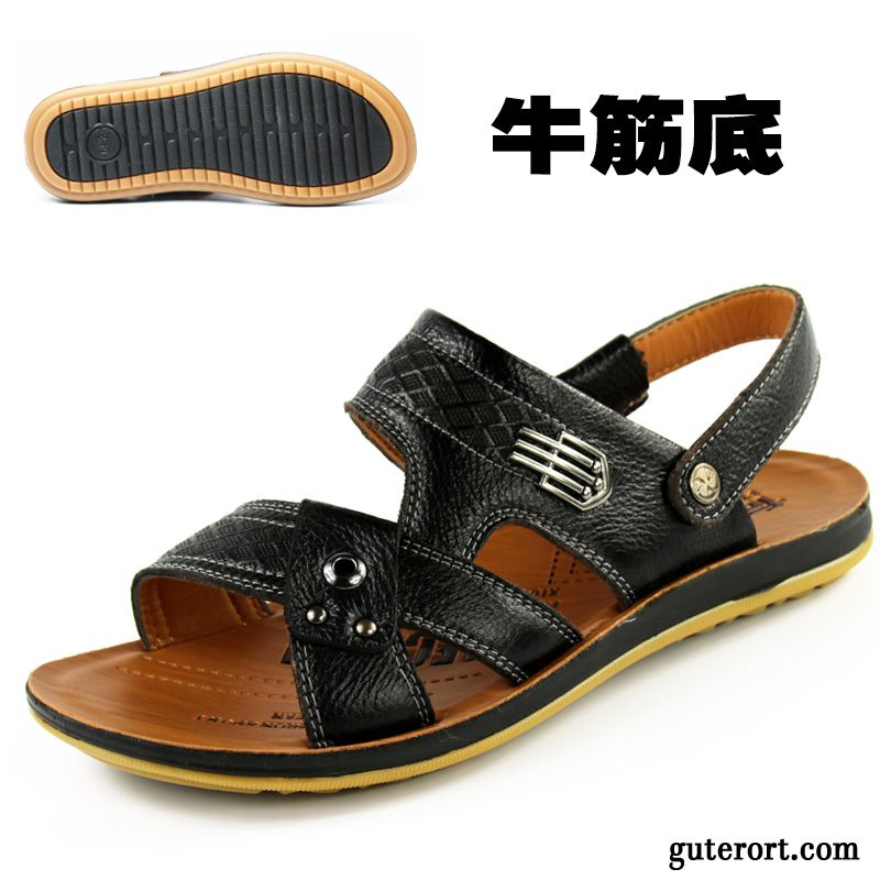 Schuhe Herren Billig, Bequeme Sandalen Herren Marineblau