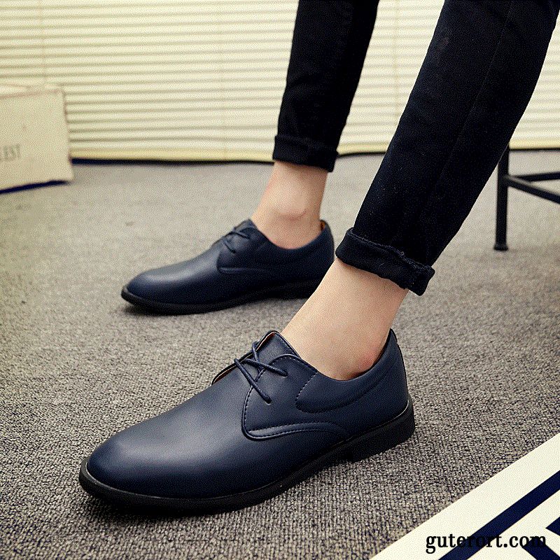 Schuhe Herren Kaufen, Anzug Schuhe Herren Blau Lederschuhe Schwarz