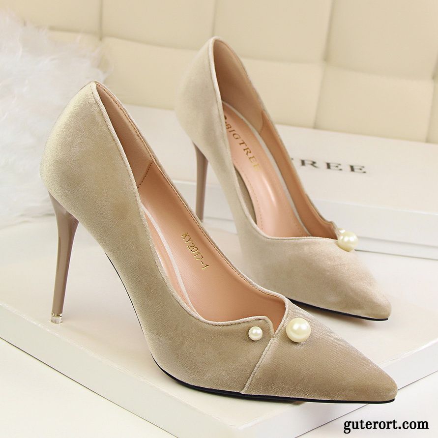 Schwarz Goldene Pumps Weiß, Goldene Pumps Damen Billig