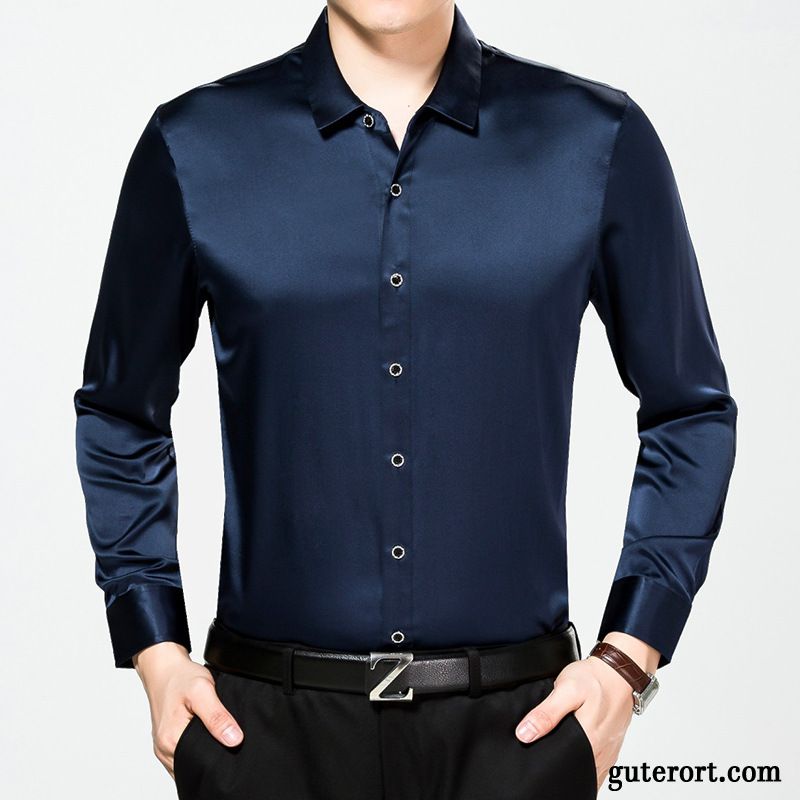 Schwarz Grau Hemd Marineblau, Business Hemden Bügelfrei Günstig