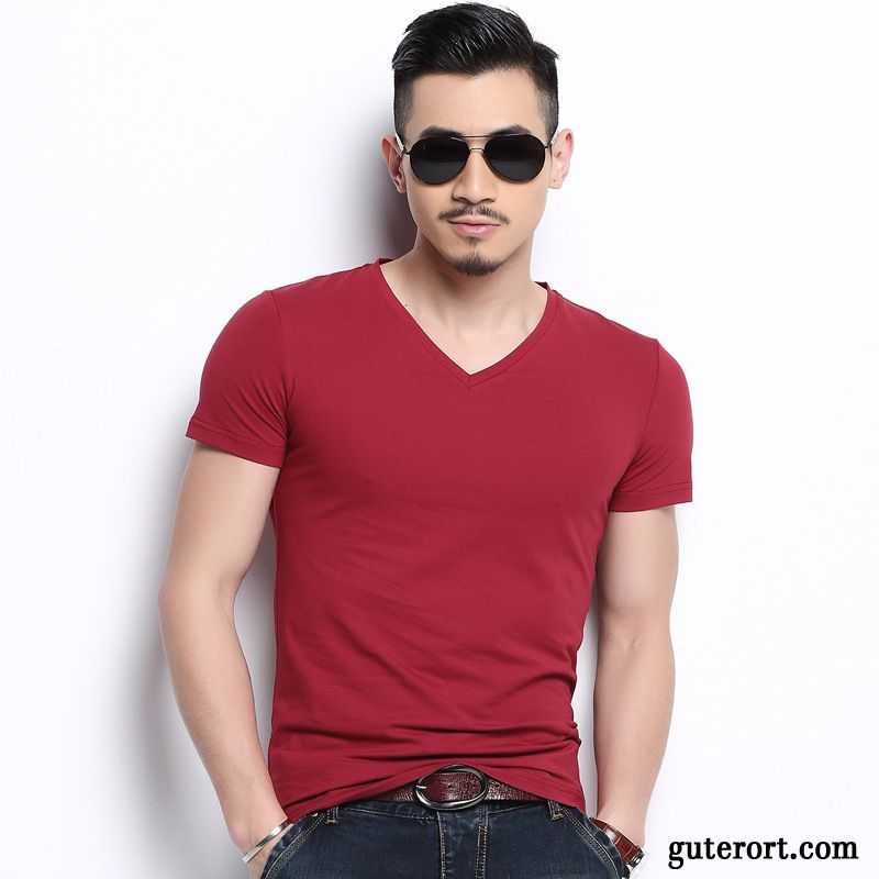 Schöne Shirts Herren T-shirts Lachsrosa, Herren T Shirt Pailletten Günstig