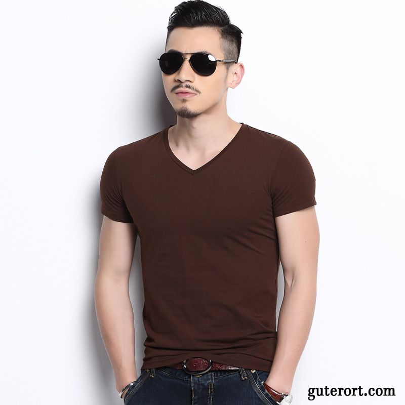 Schöne Shirts Herren T-shirts Lachsrosa, Herren T Shirt Pailletten Günstig