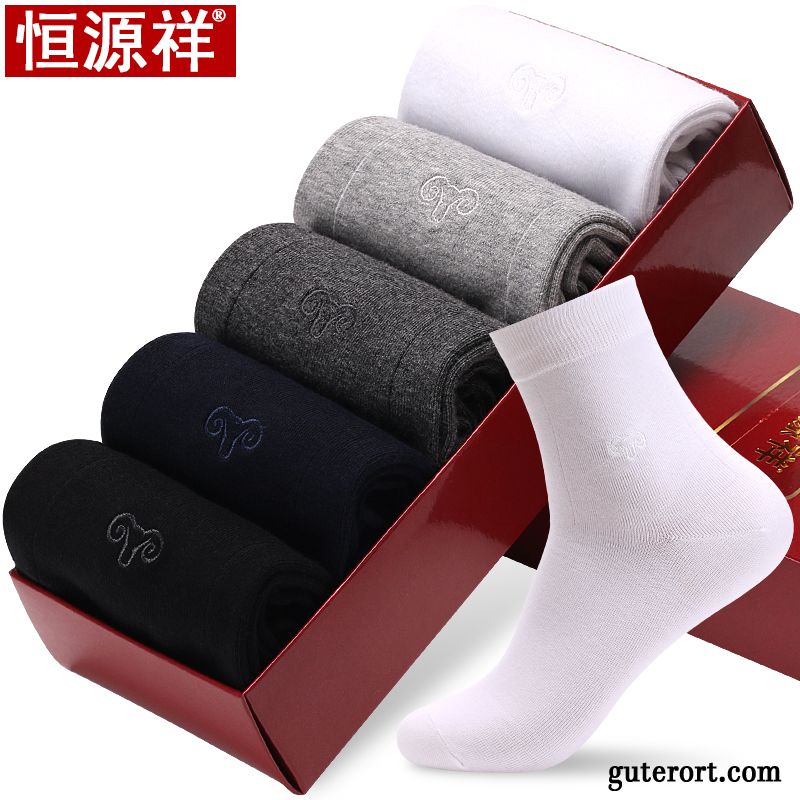 Socken Herren Baumwollsocken Deodorant Sommer Low Sport Knöchelsocken Schwarz Hell