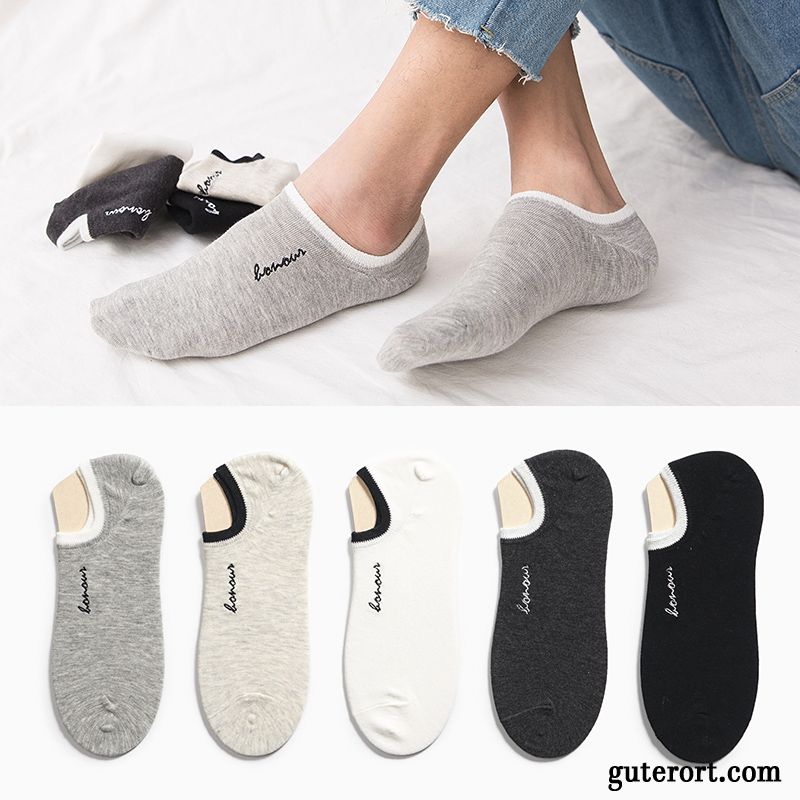 Socken Herren Knöchelsocken Unsichtbar Trend Sommer Sport Swag Gelb Hell