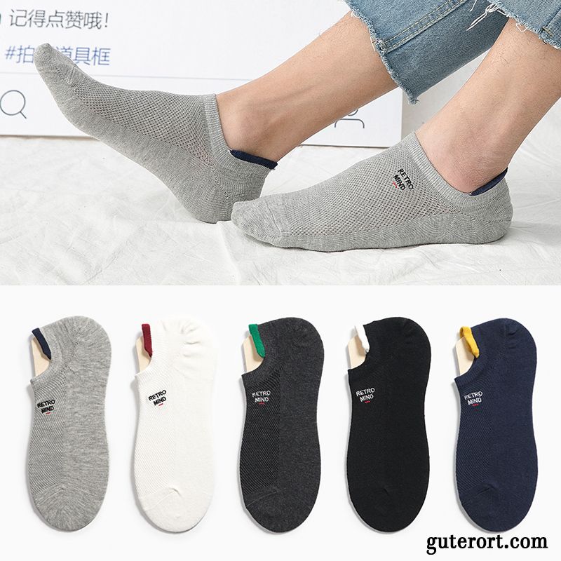 Socken Herren Knöchelsocken Unsichtbar Trend Sommer Sport Swag Gelb Hell