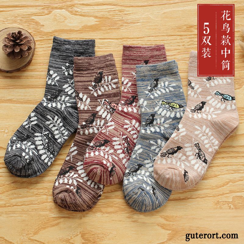 Socken Herren Trend Winter Baumwollsocken Sommer Deodorant Herbst Grau