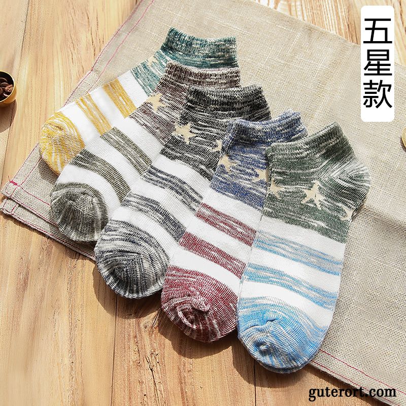 Socken Herren Trend Winter Baumwollsocken Sommer Deodorant Herbst Grau