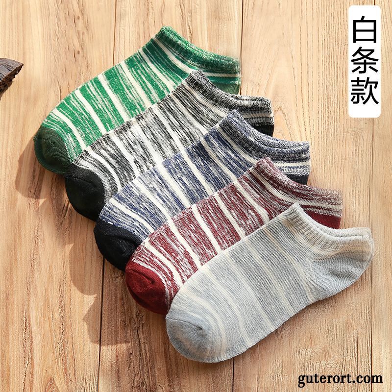 Socken Herren Trend Winter Baumwollsocken Sommer Deodorant Herbst Grau