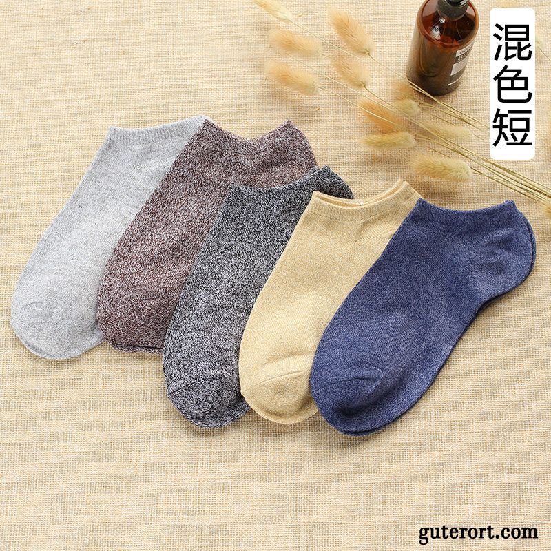 Socken Herren Trend Winter Baumwollsocken Sommer Deodorant Herbst Grau