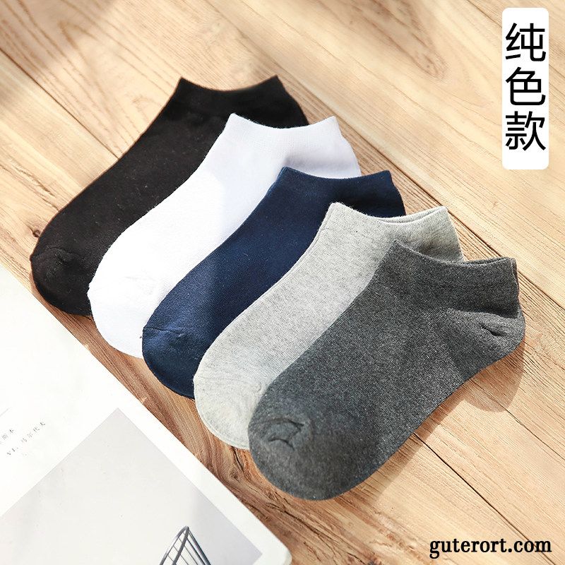 Socken Herren Trend Winter Baumwollsocken Sommer Deodorant Herbst Grau