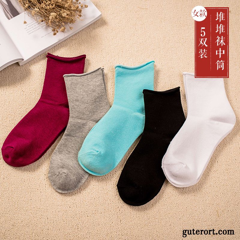 Socken Herren Trend Winter Baumwollsocken Sommer Deodorant Herbst Grau