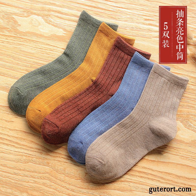 Socken Herren Trend Winter Baumwollsocken Sommer Deodorant Herbst Grau