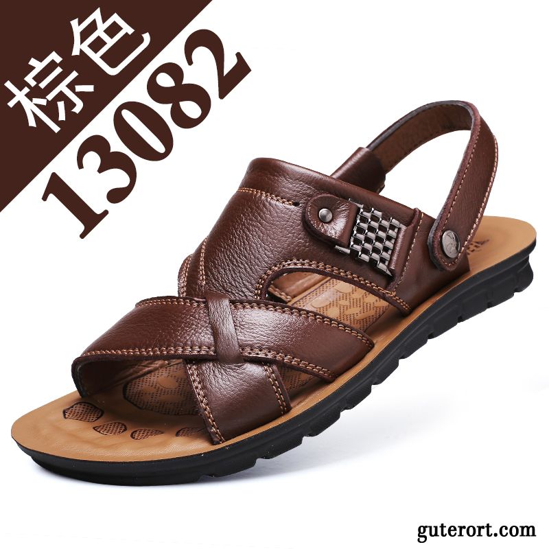 Sommerschlappen Herren Billig, Sandalen Sale Herren Hellgrau