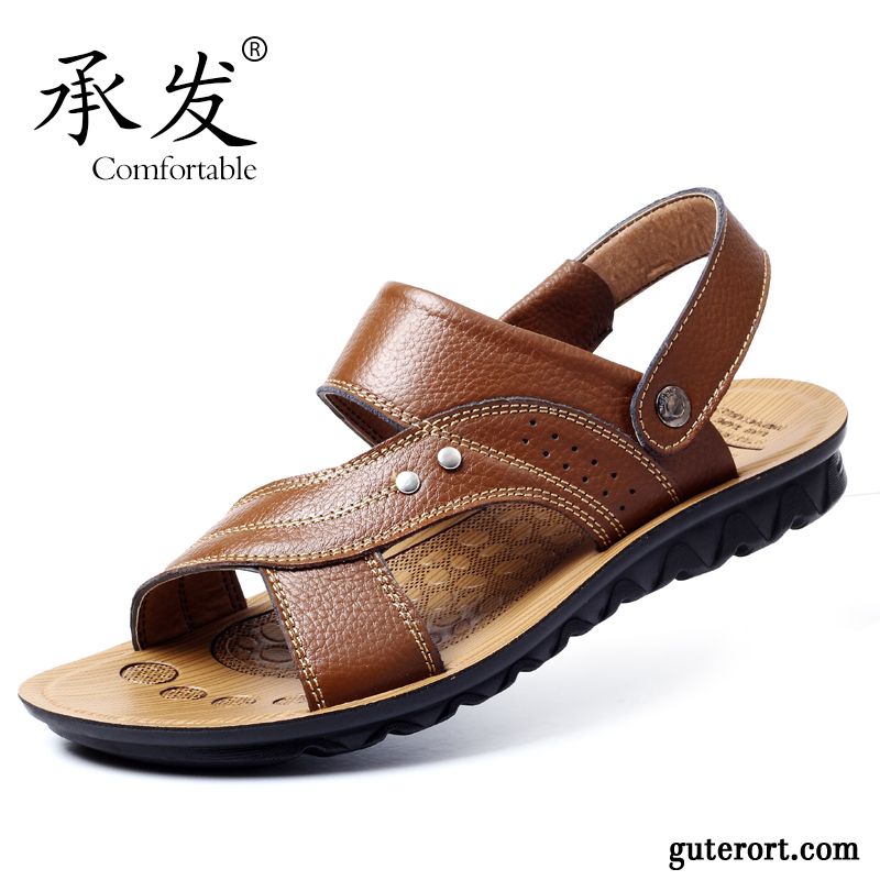 Sommerschlappen Herren Billig, Sandalen Sale Herren Hellgrau