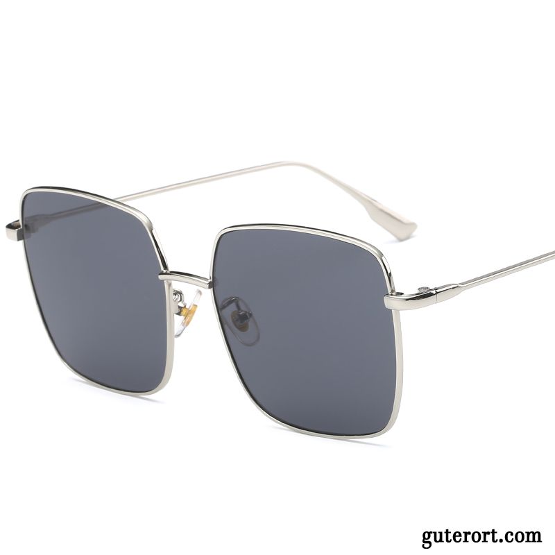 Sonnenbrille Damen 2018 Herren Rundes Gesicht Stern Stoff Neu Schwarz Grau Gold Rot