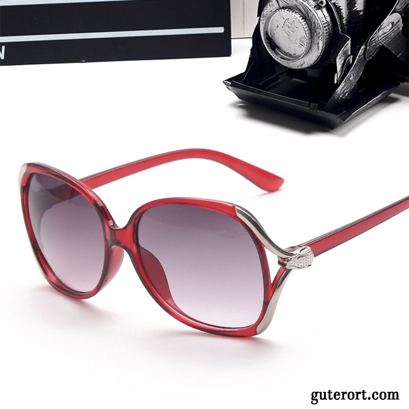 Sonnenbrille Damen Elegant Stern Sonnenbrillen 2018 Neu Stoff Rot