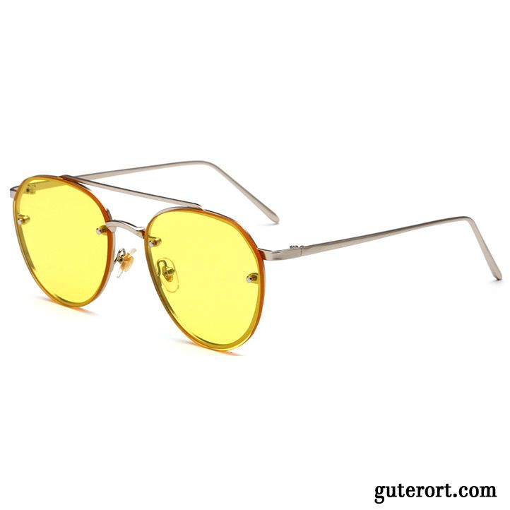 Sonnenbrille Damen Herren Sonnenbrillen Europe Kröte Mode Fahren Farbe Silber Weiß Rot