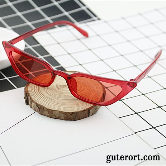 Sonnenbrille Damen Persönlichkeit 2018 Tasche Fahren Trend Elegant Rot