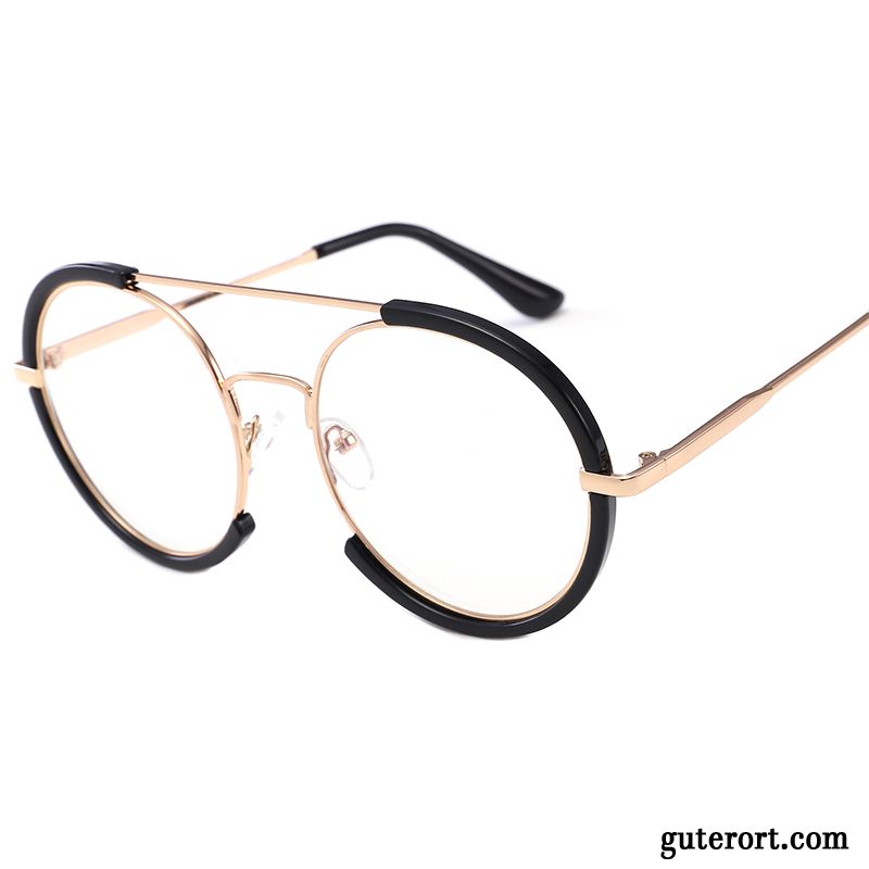 Sonnenbrille Damen Persönlichkeit Elegant Rundes Gesicht Retro Mesh 2018 Purpur Lila Gold Rot