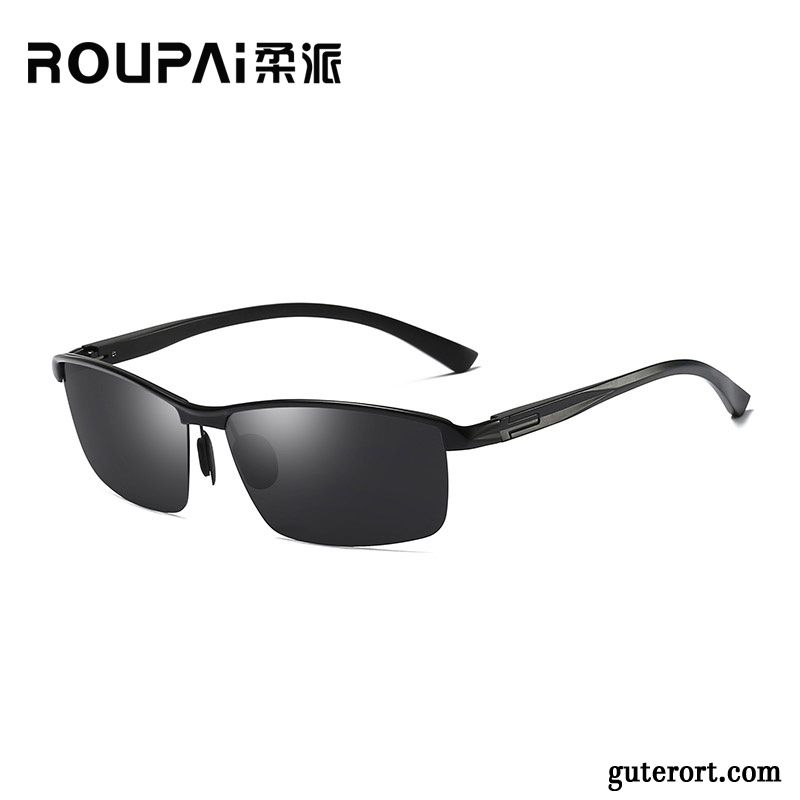 Sonnenbrille Herren Aluminium Magnesium Reiten Trend Outdoor Fahren Polarisator Blau