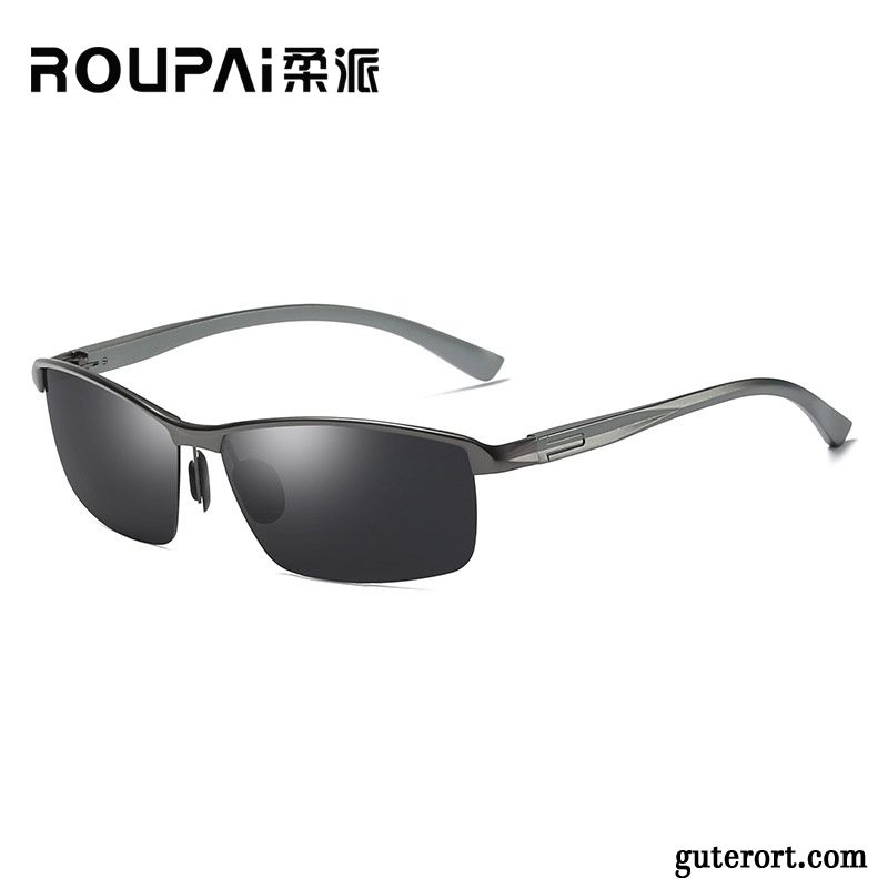 Sonnenbrille Herren Aluminium Magnesium Reiten Trend Outdoor Fahren Polarisator Blau