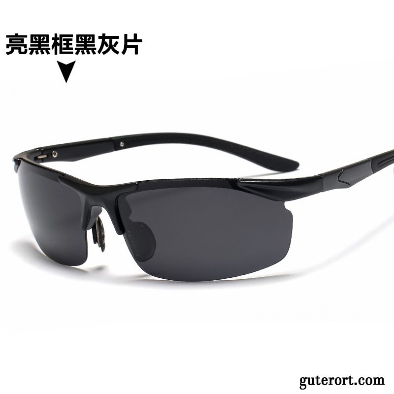 Sonnenbrille Herren Angeln Polarisator Nachtsicht 2019 Sport Neu Schwarz