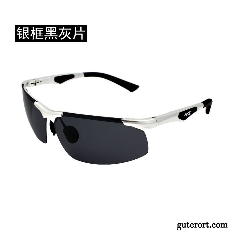 Sonnenbrille Herren Fahren Polarisator Trend Sport Sonnenbrillen Purpur Lila Schwarz Grau